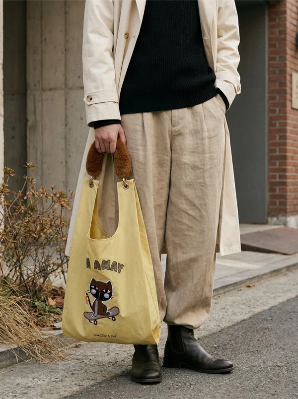 RUN AWAY toby bag with detachable leather