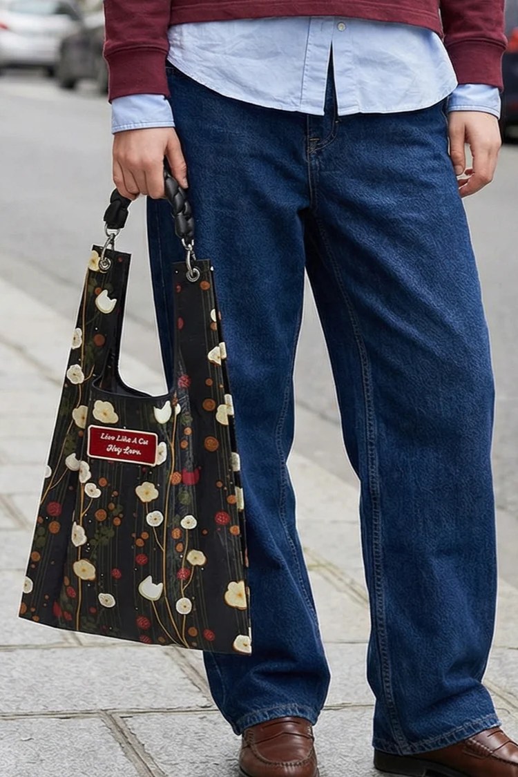 Hey Love toby bag with detachable leather