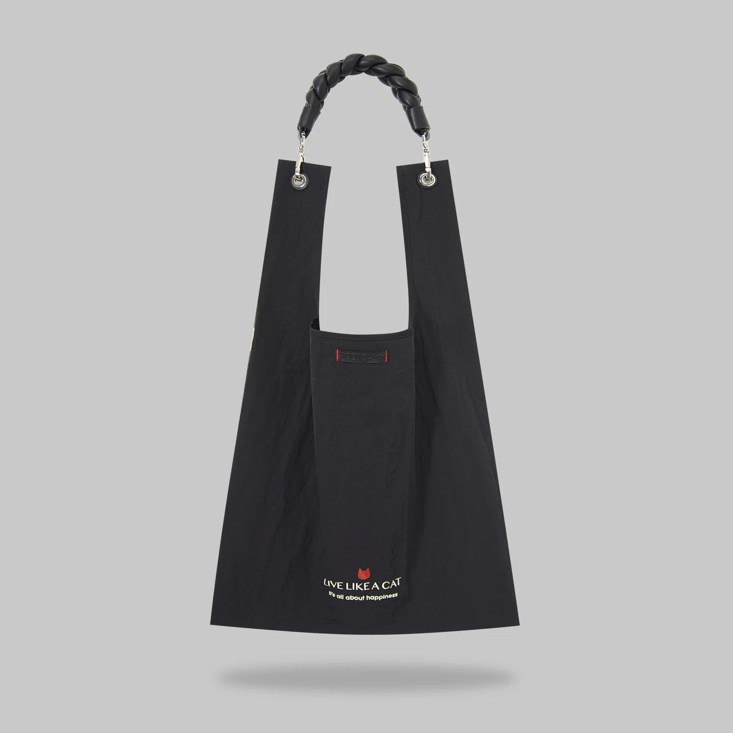 Hey Love toby bag with detachable leather
