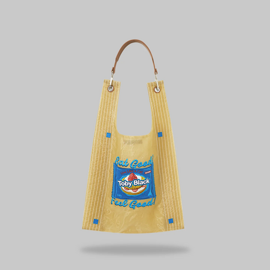 Eat Good Feel Good Organza toby bag