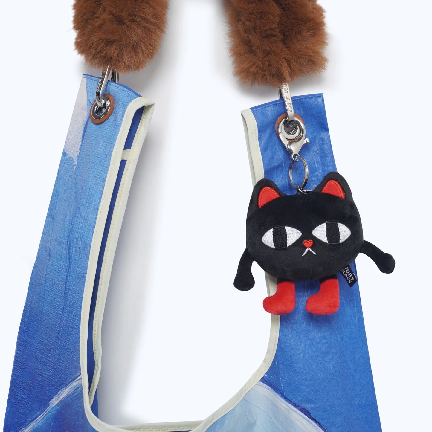 TobyBlack Bag Charm - Red Boots Toby