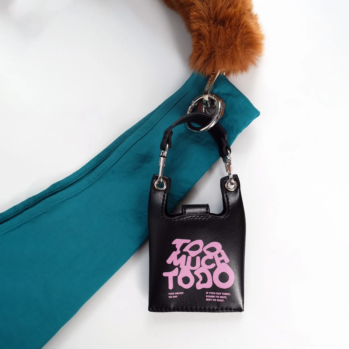 Mini toby bag Airpods Purse case-TOO MUCH TO DO