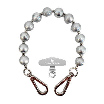 Round Bead Bag Strap/Wrist Strap with Phone