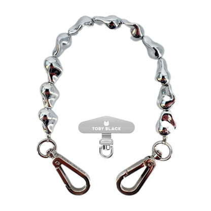 Irregular Bead Bag Strap/Wrist Strap with Ph
