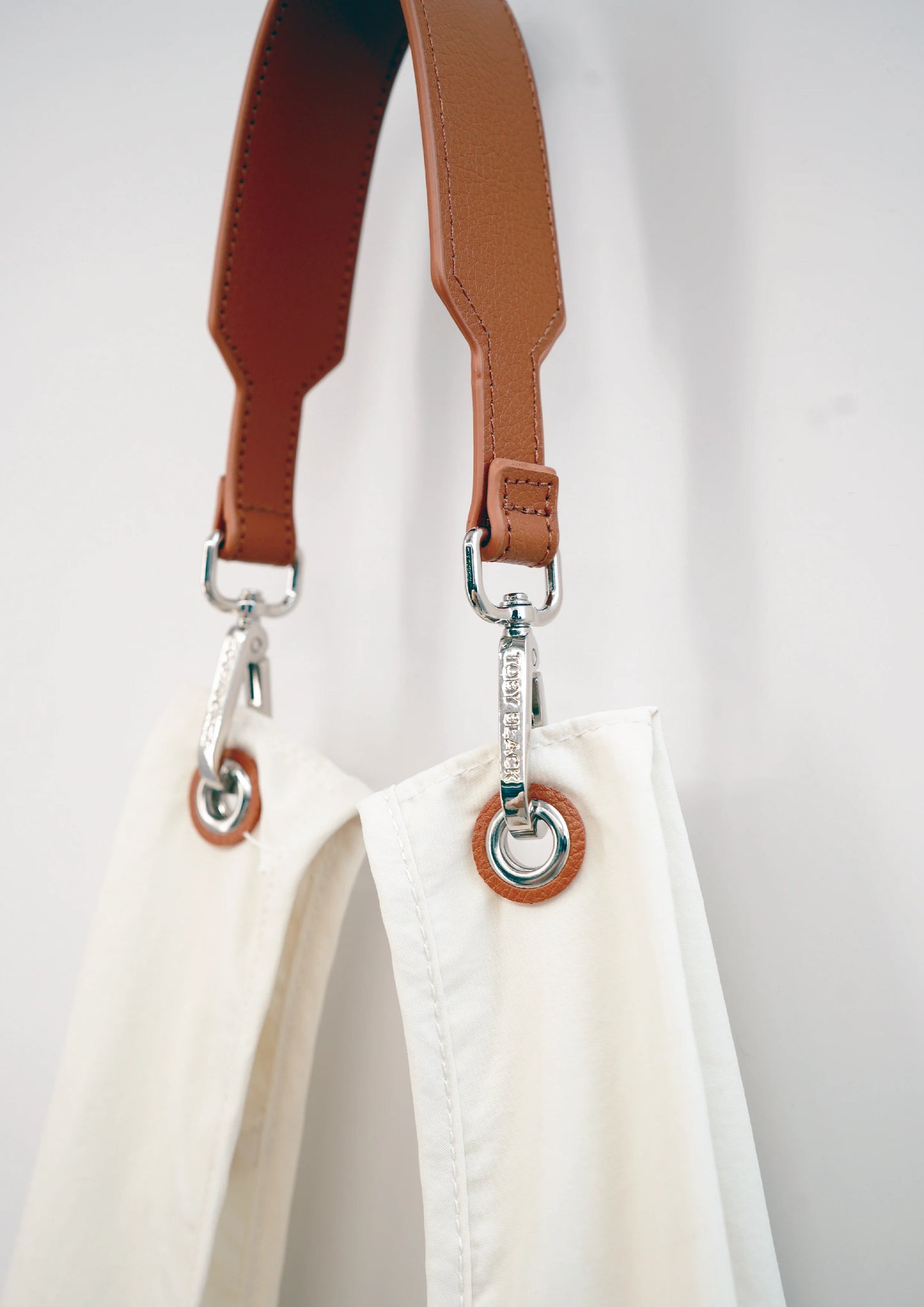 Brown Leather Bag Strap/Wrist Strap with Pho