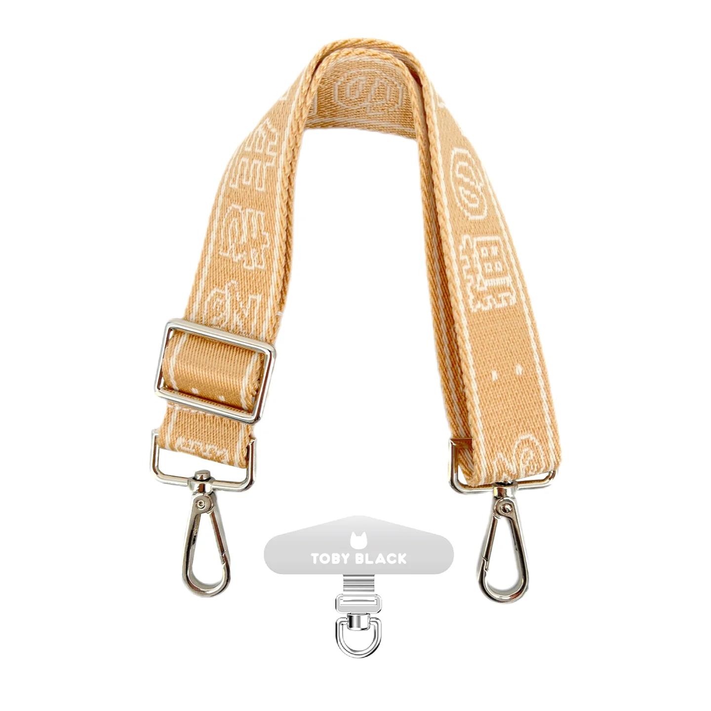 Japanese Woven Fabric Bag Strap/Wrist Strap
