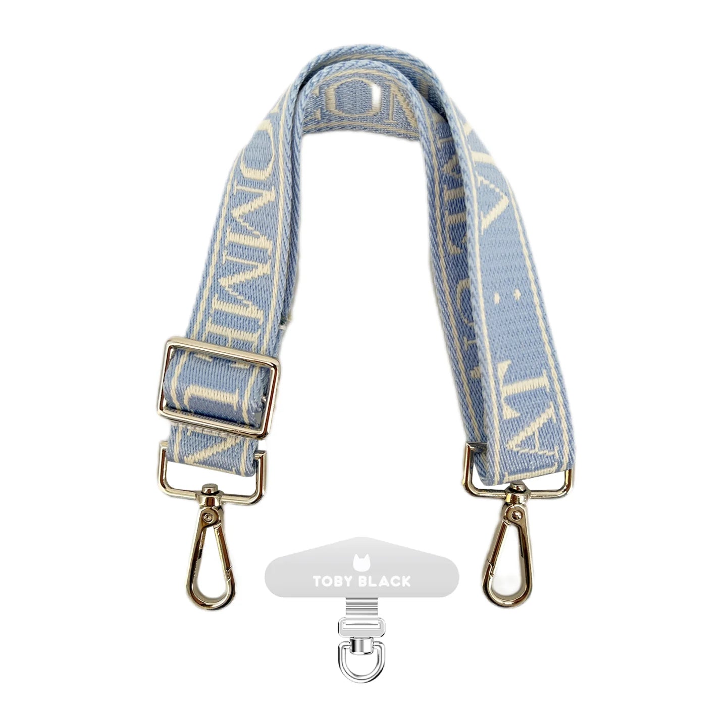 French Woven Fabric Bag Strap/Wrist Strap