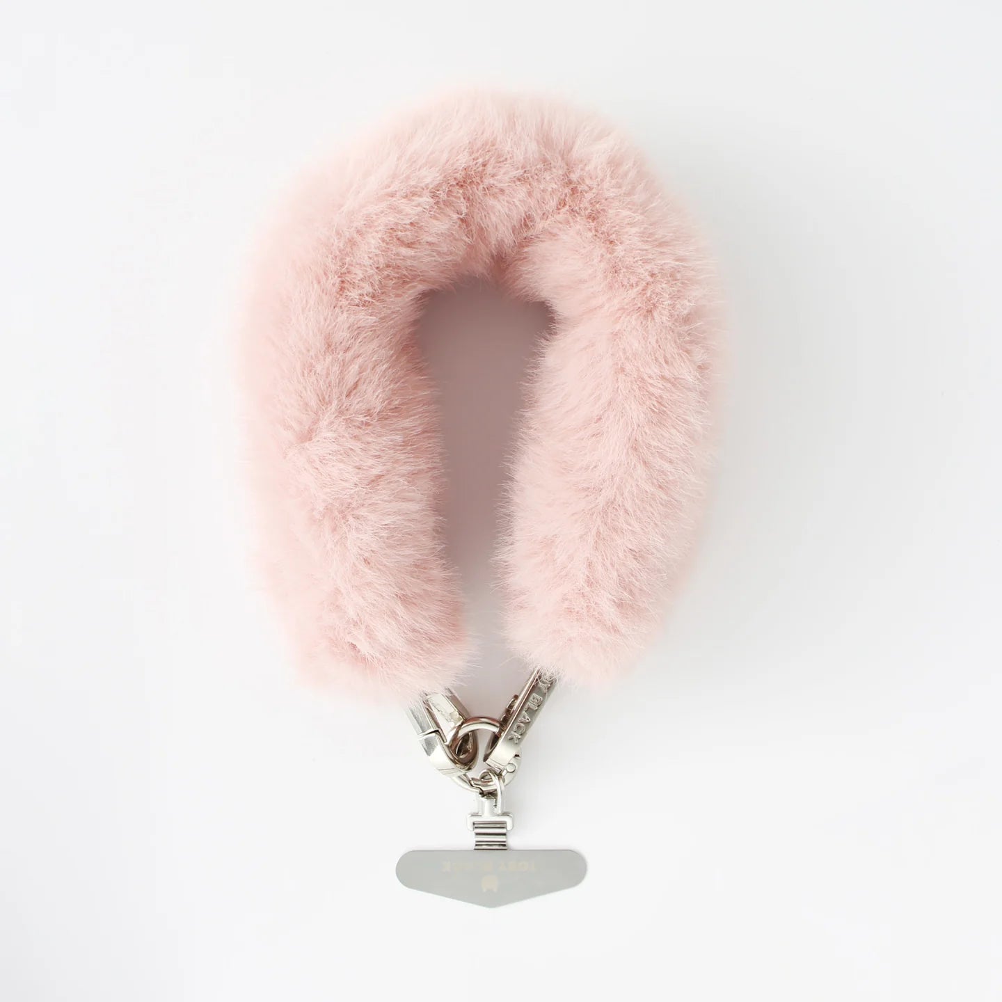 PINK Furry Bag Strap