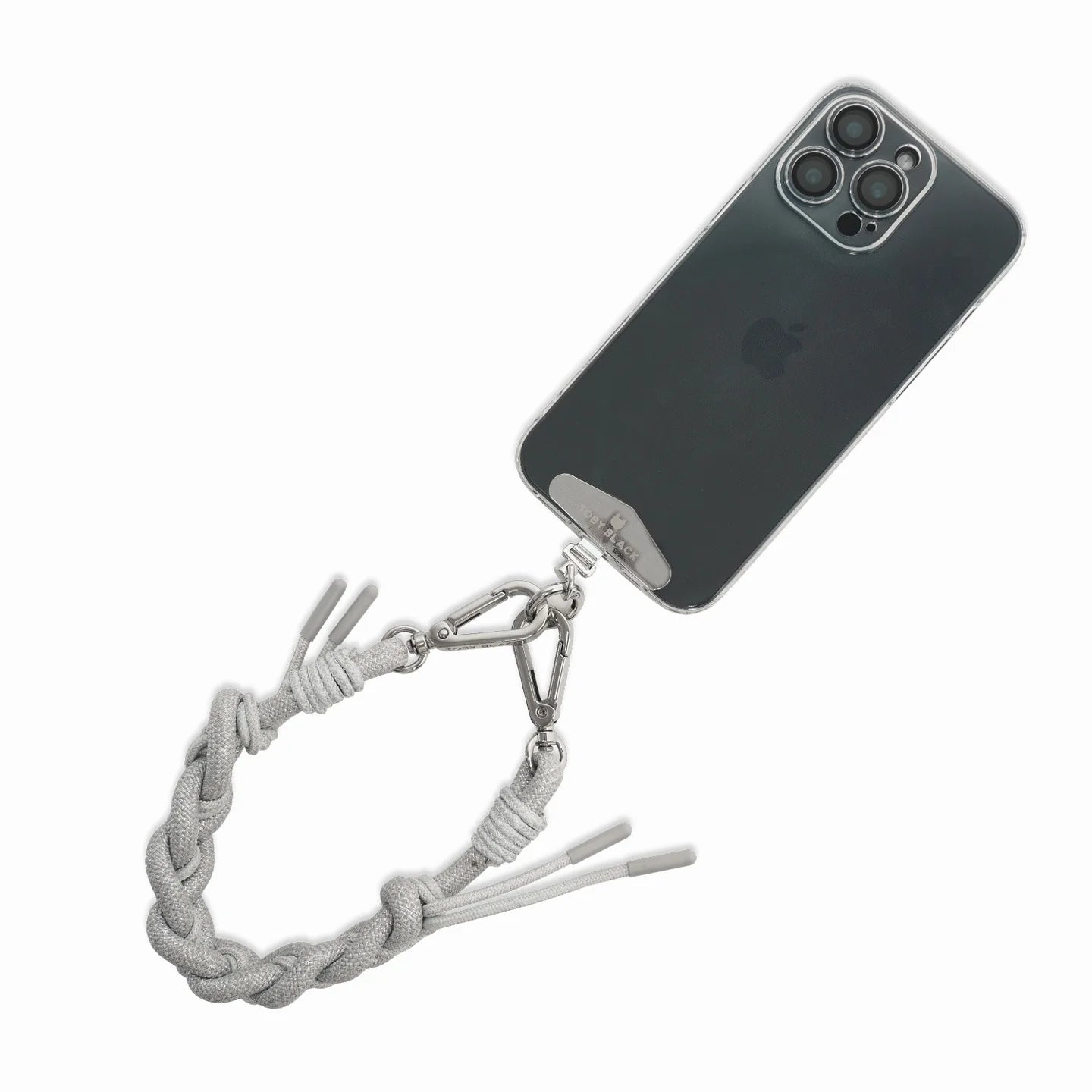 Silver Knot Bag Strap/Wrist Strap with Phone