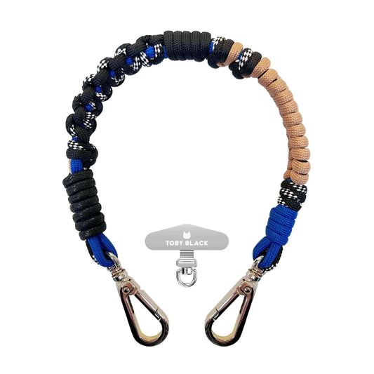 Blue Blend Bag Strap/Wrist Strap with Phone