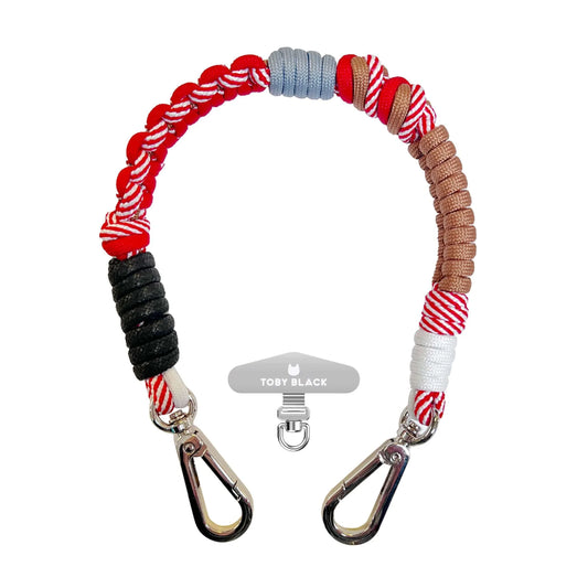 Red Blend Bag Strap/Wrist Strap with Phone