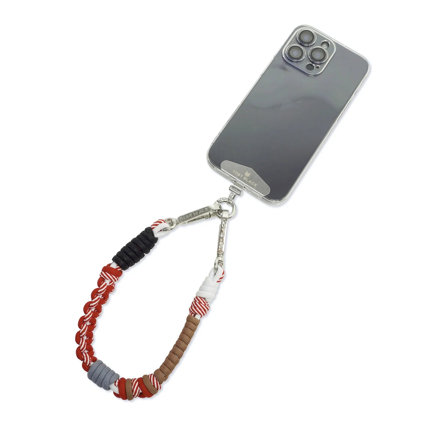 Red Blend Bag Strap/Wrist Strap with Phone