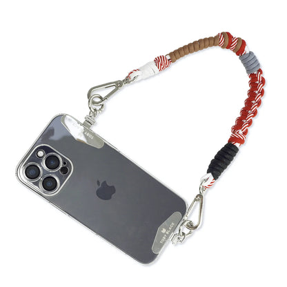 Red Blend Bag Strap/Wrist Strap with Phone