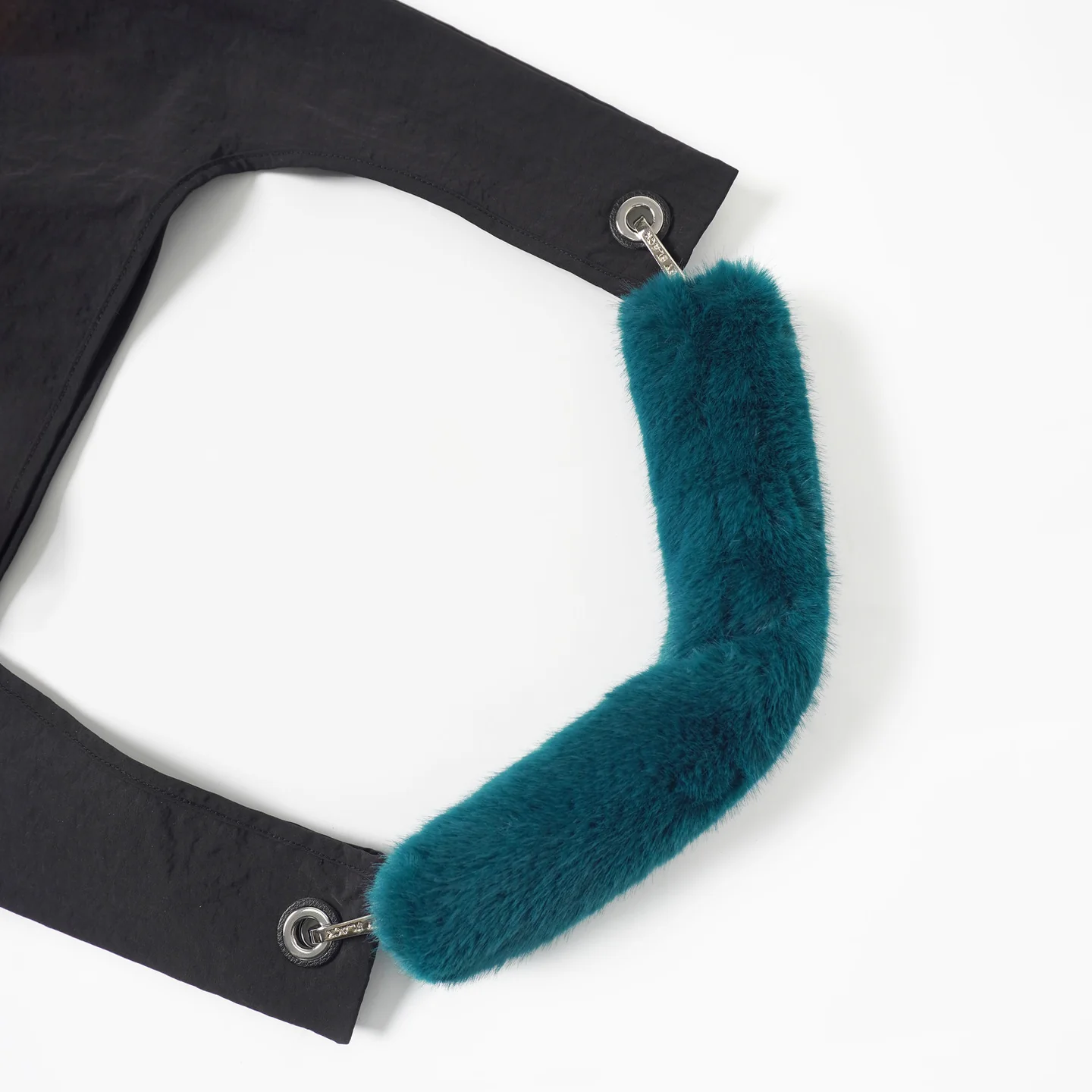 Loyal Blue Fur Bag Strap/Wrist Strap with Phone