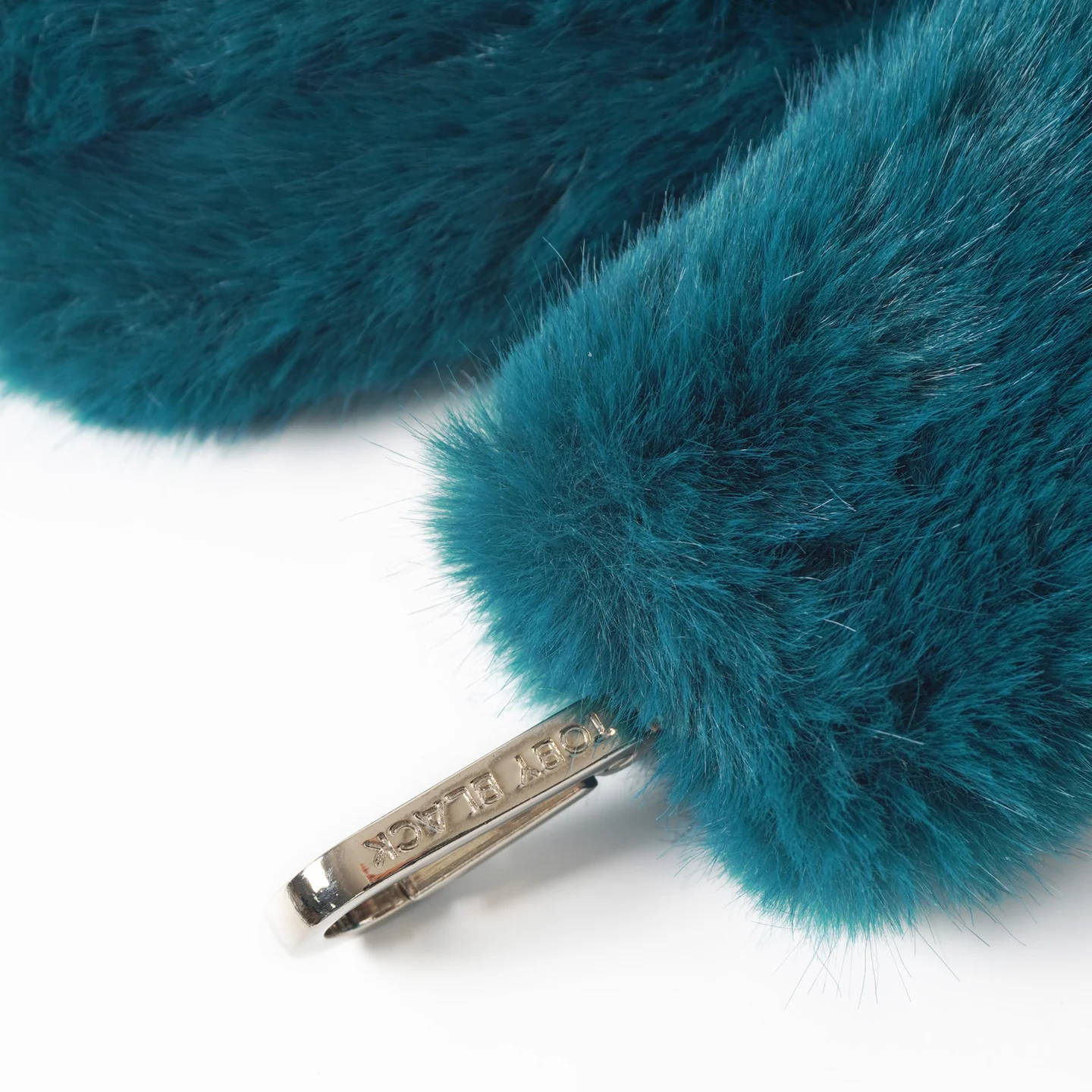 Loyal Blue Fur Bag Strap/Wrist Strap with Phone
