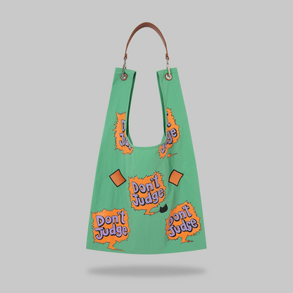TobyBlack Don't Judge toby bag with detachable