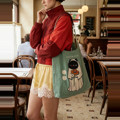 TobyBlack Spooky Bloom toby bag with detachable