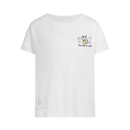 GOD Lucky Cat Swim Faster Tee