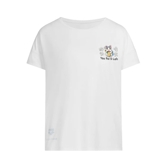 GOD Lucky Cat Swim Faster Tee