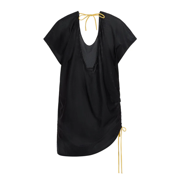 2601 L GOD LUCKY CAT COVER UP DRESS