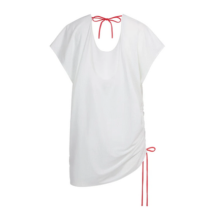2601 L GOD LUCKY CAT COVER UP DRESS