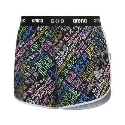 GOD Beach District Names Watershorts
