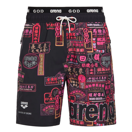 GOD Nathan Road Pink Glow Watershorts