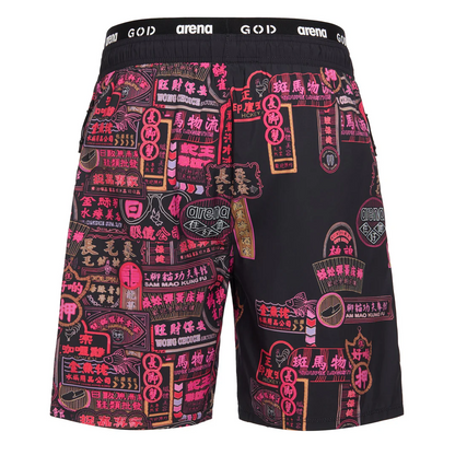 GOD Nathan Road Pink Glow Watershorts