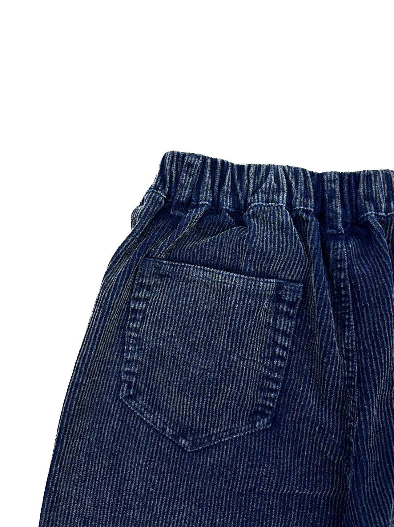 LADIES CORDUROY INDIGO WASH PANTS