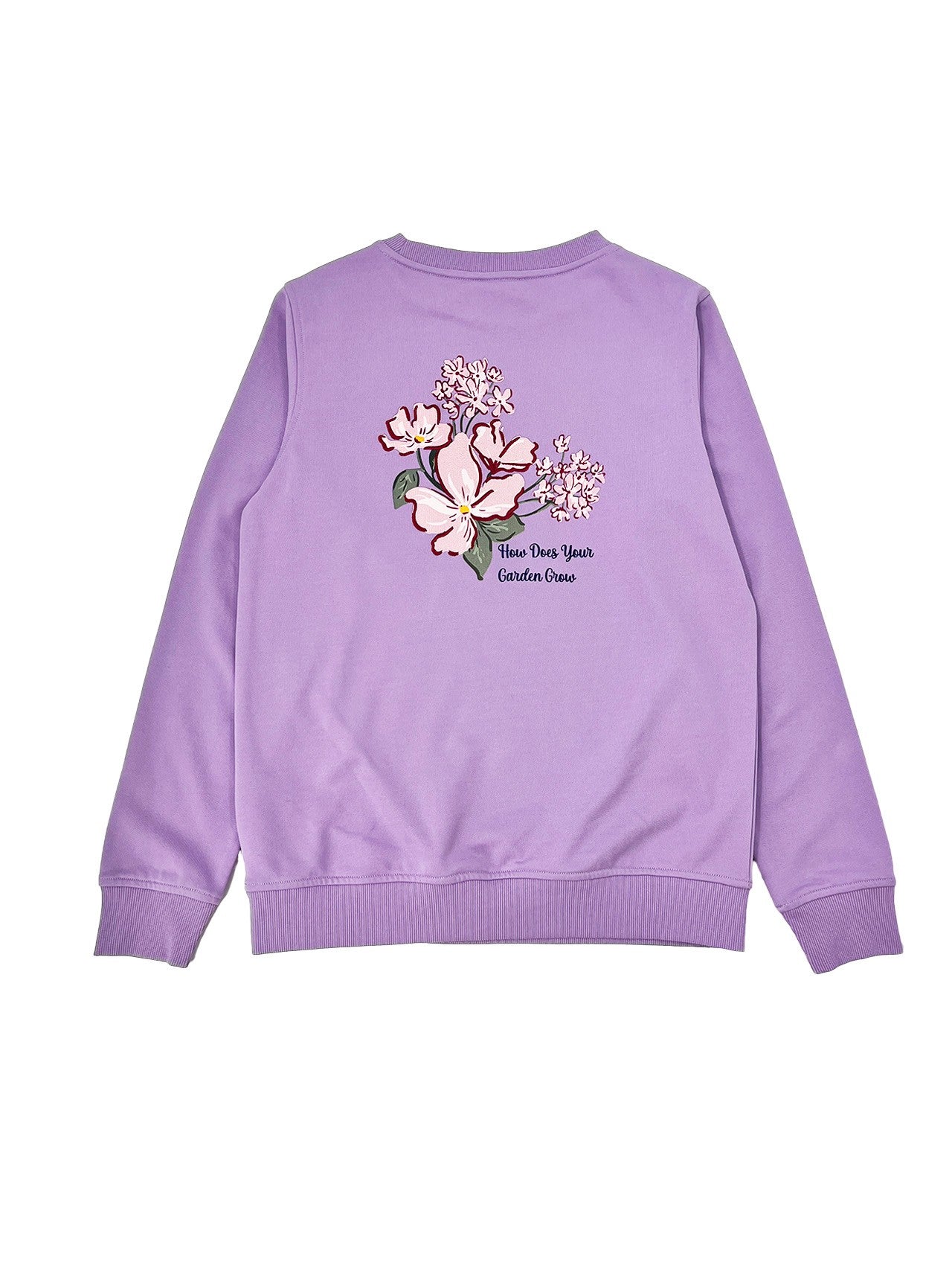 LADIES FLORAL PRINT SWEATSHIRT