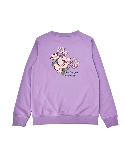 LADIES FLORAL PRINT SWEATSHIRT