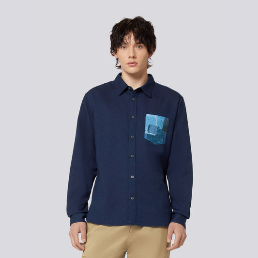 MENS SLIM FIT V57 BOROS PANEL INDIGO DOB