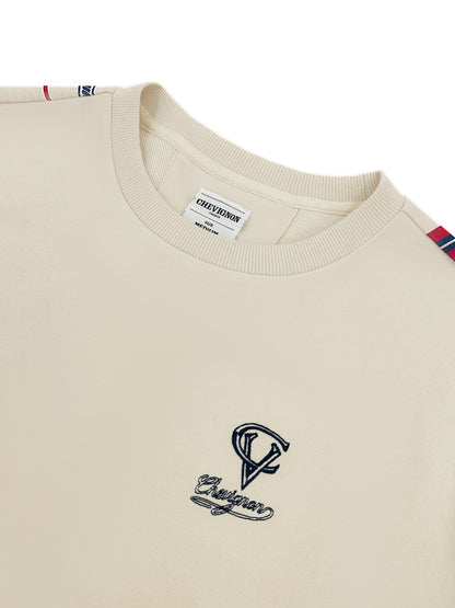 MENS NAUTICAL STRIPED PRINT SWEATSHIRT