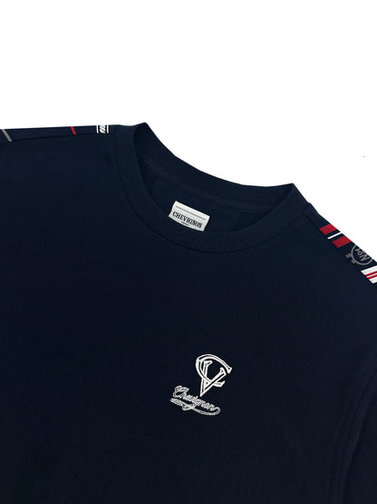 MENS NAUTICAL STRIPED PRINT SWEATSHIRT