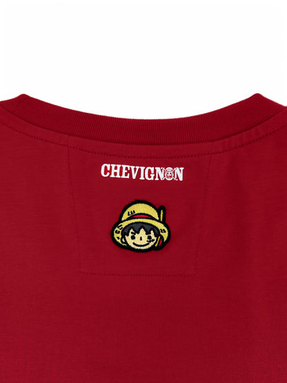 ONE PIECE LUFFY TOP STITCH POCKET SS TEE