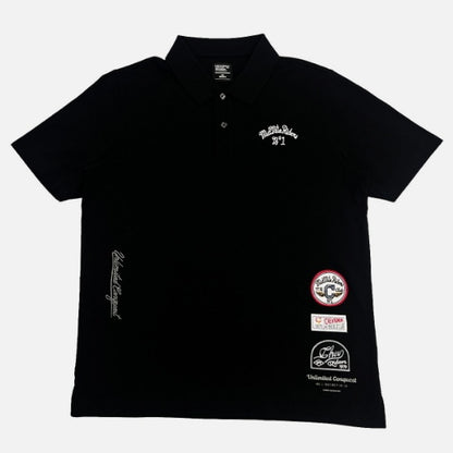 BIKER CLUB BADGE SORONOA COOL PIQUE SS POLO SHIRT