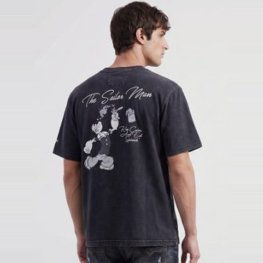 POPEYE ACID WASH THE SAILOR MAN SS TEE