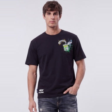 POPEYE SPINACH CAN POCKET SS TEE
