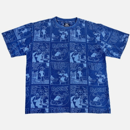 POPEYE COMIC PANEL AOP PRINT SS TEE