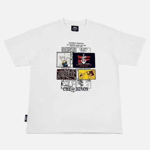 POPEYE PATCH COLLAGE SS TEE