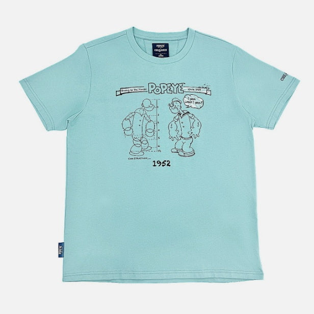 POPEYE ANATOMY SKETCH SS TEE