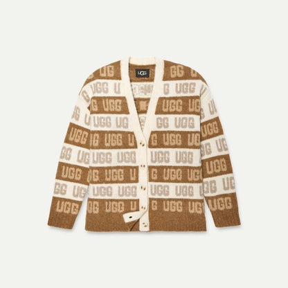 2503 W UGG GRAPHIC LOGO CARDIGAN