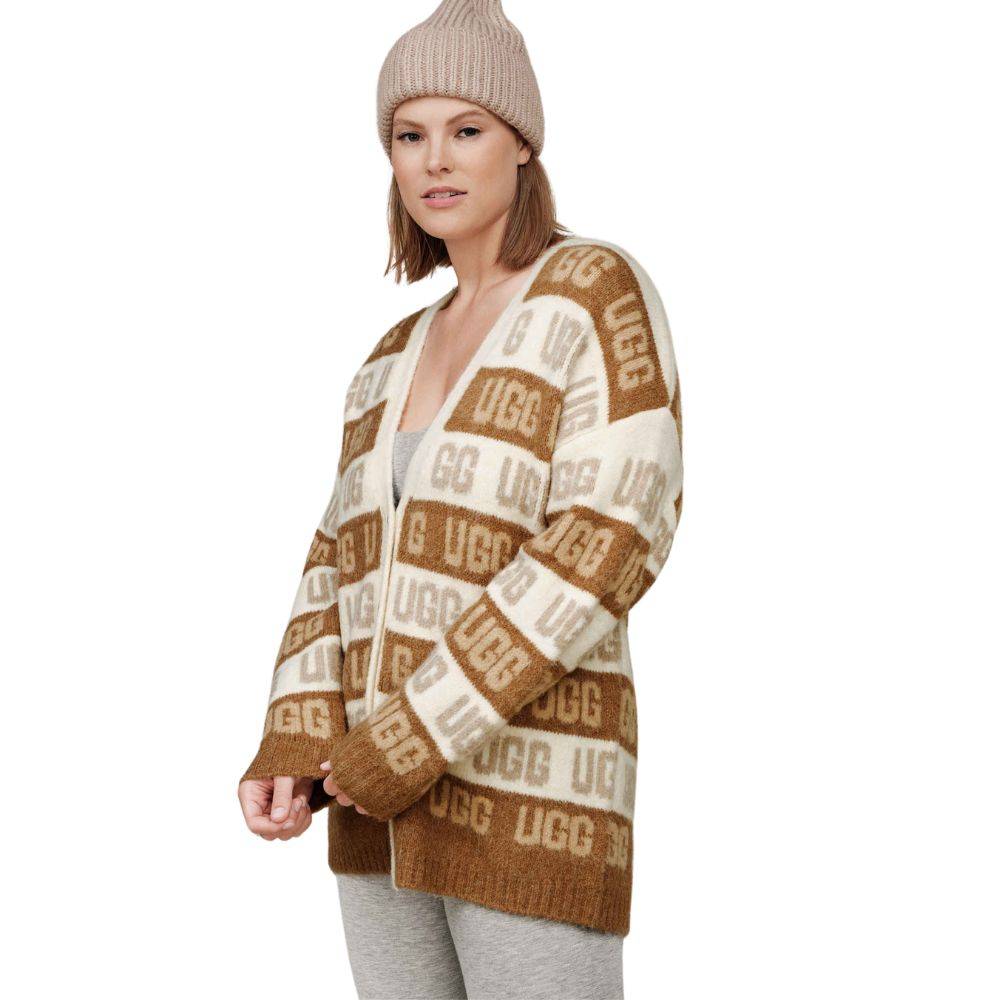 2503 W UGG GRAPHIC LOGO CARDIGAN