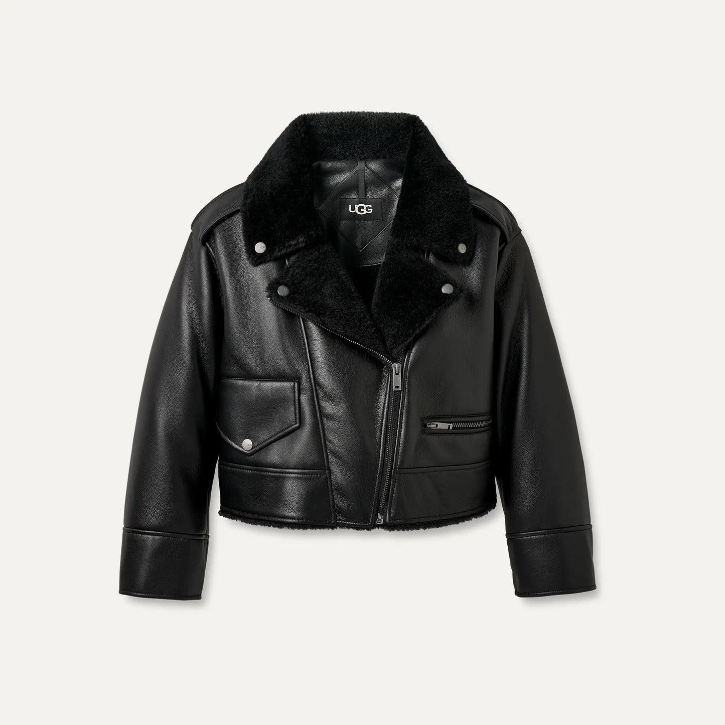 2503 W FINNIAN LUXEFLUFF MOTO JACKET