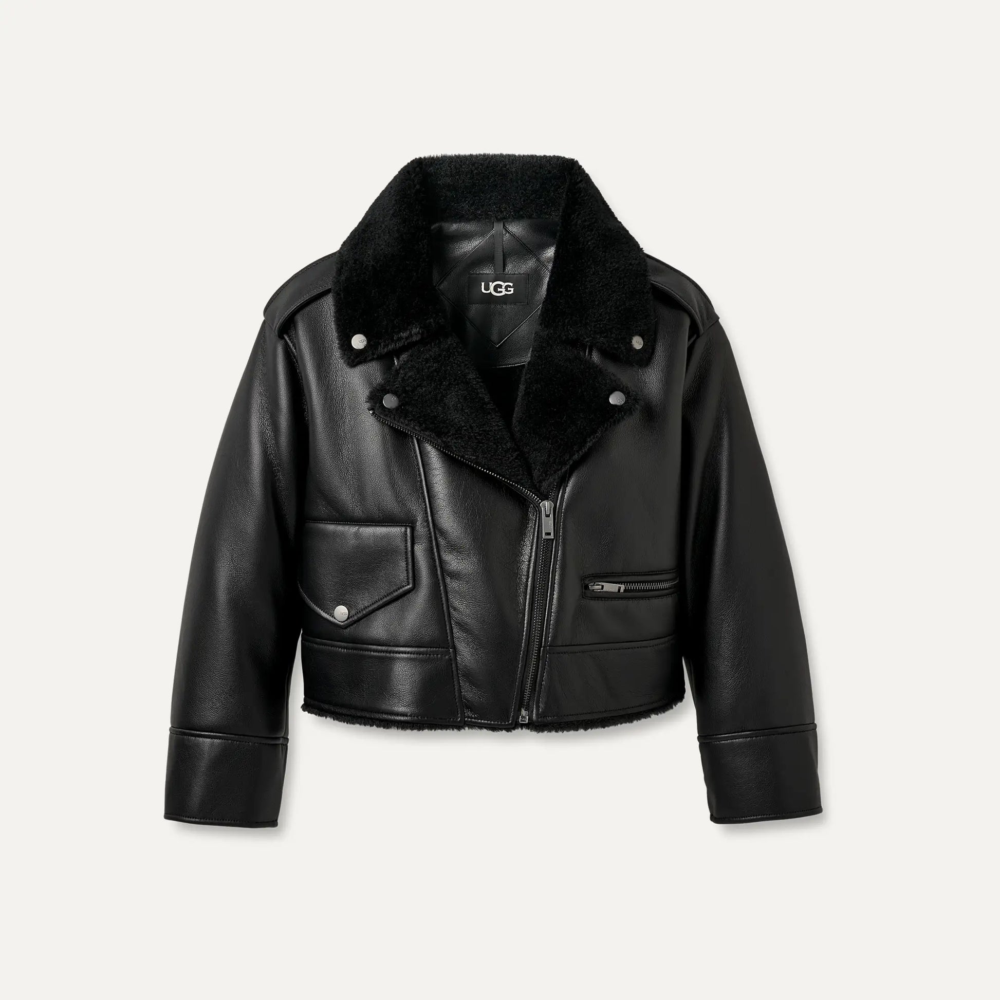2503 W FINNIAN LUXEFLUFF MOTO JACKET