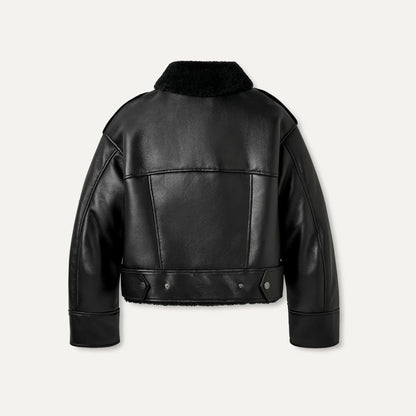 2503 W FINNIAN LUXEFLUFF MOTO JACKET