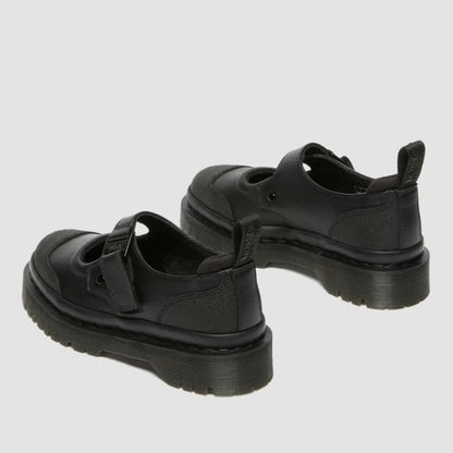 BLACK SENDAL+RUBBER GRAINED LE