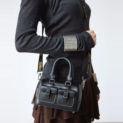 BLACK KIEV MINI TOP HANDLE BAG
