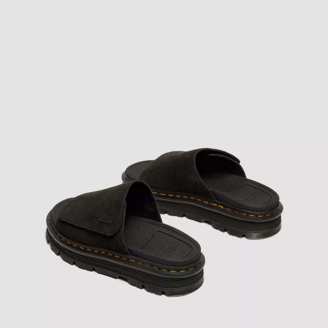 BLACK EH SUEDE ZEBZAG SLIDE