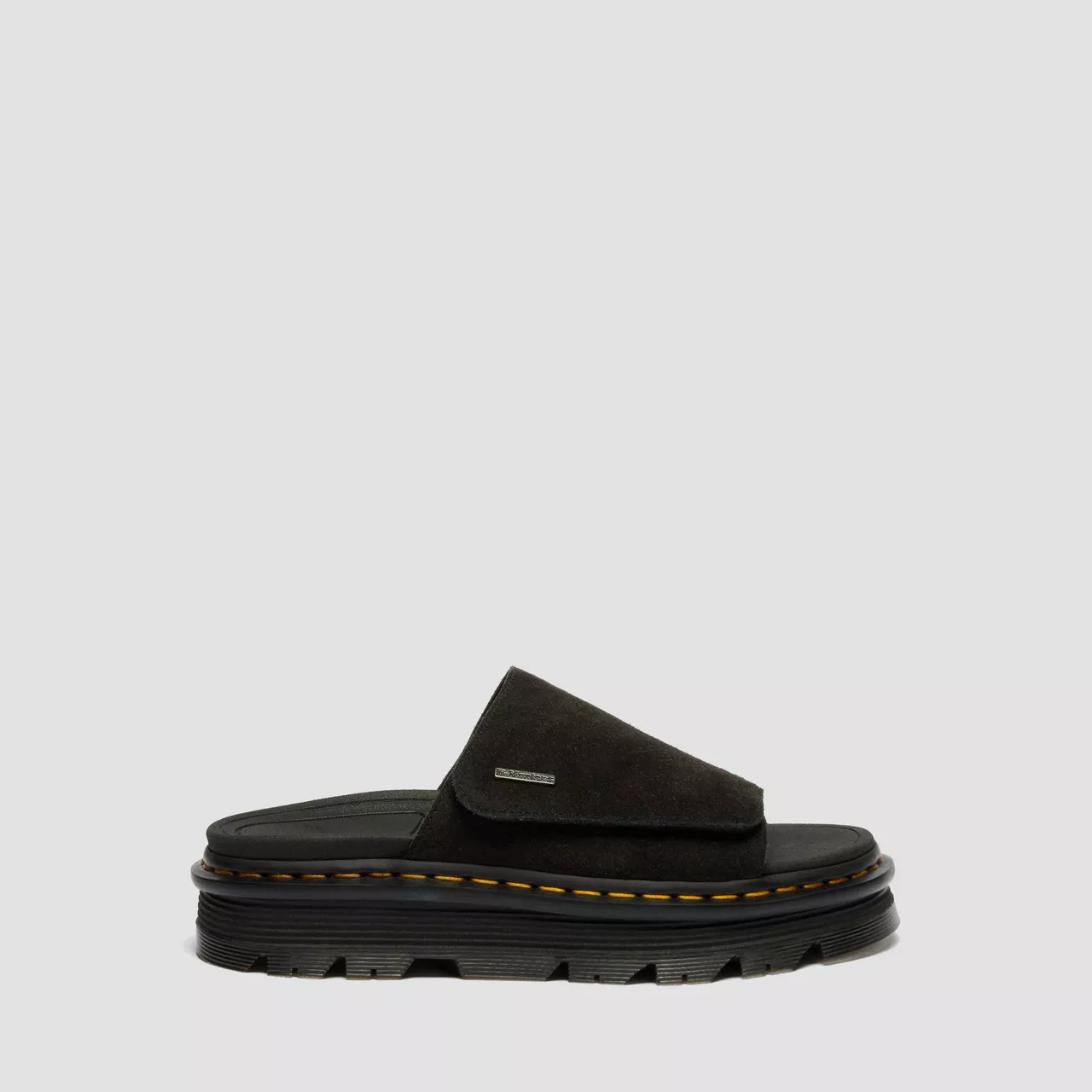 BLACK EH SUEDE ZEBZAG SLIDE